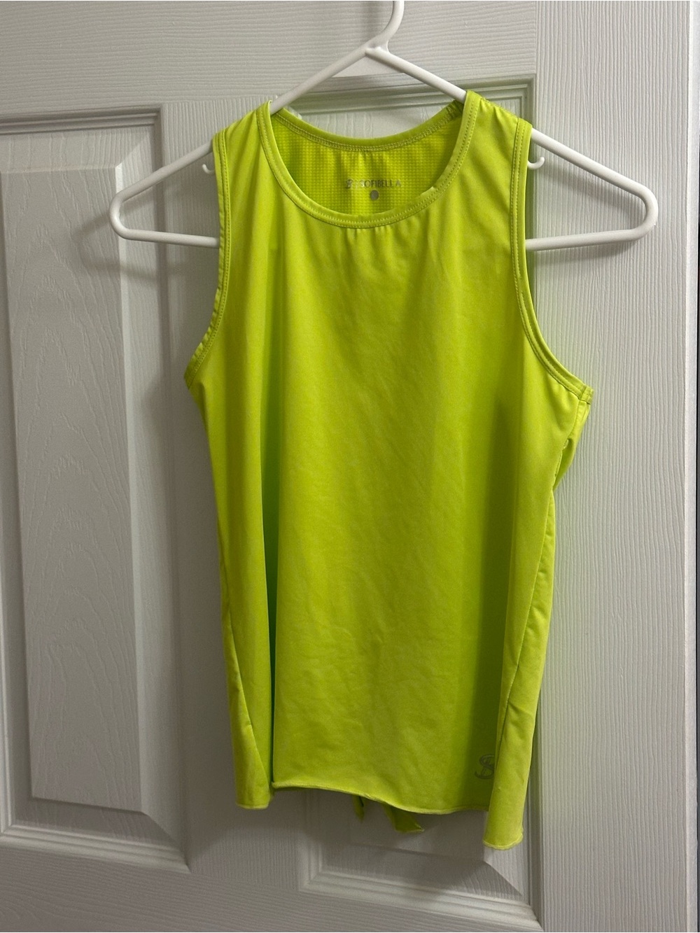 Sofibella Women's Tennis Sleeveless Tank Top Bright Yellow Size XS